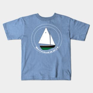 Herreshoff 12 1/2 Sailboat Kids T-Shirt